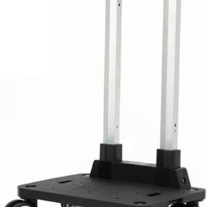 Backpack Trolley – 4 Wheels Folding Compact Lightweight Luggage Cart, Travel Trolley for Bags/Lunch Backpack/Golf Bag (4 Wheels)