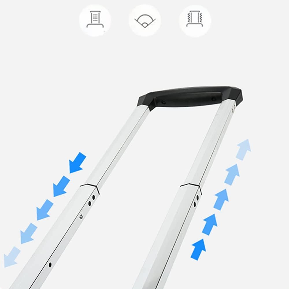 Backpack Trolley - 4 Wheels Folding Compact Lightweight Luggage Cart, Travel Trolley for Bags/Lunch Backpack/Golf Bag (4 Wheels) - Image 2