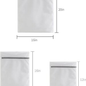 Lingerie Bags for Washing Delicates,Small Fine Mesh Laundry Bags,3Pcs(1 Large,1 Medium,1 Small)