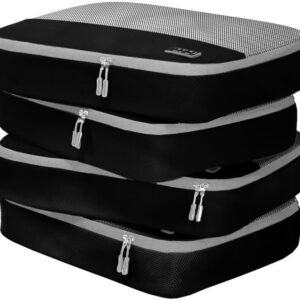 Dot&Dot Large Packing Cubes – 4 Pcs Suitcase Organizer Set – Carry On Travel Cubes