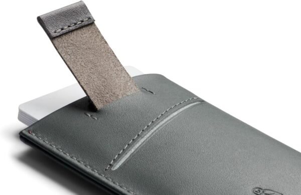 Bellroy Card Sleeve (Premium Leather Card Holder or Minimalist Wallet, Holds 2-8 Cards or Business Cards, Folded Note Storage) - Everglade - Image 5