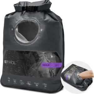 Wash Bag for Travel,Portable Washing Machine – Lightweight Manual Portable Washing Kit, Waterproof Clothes Scrubbing Bag