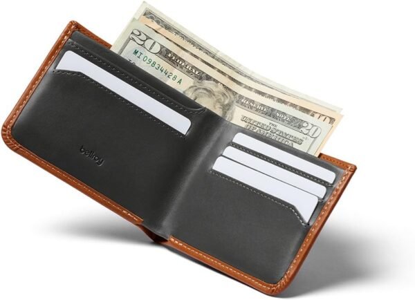 Bellroy Hide & Seek Wallet (Slim Leather Bifold Design, RFID Protected, Holds 5-12 Cards, Coin Pouch, Flat Note Section, Hidden Pocket) - Image 3