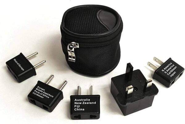 Ceptics International Worldwide Travel Plug Adapter 5 Piece Set, Great for Cell Phones, Battery Chargers, Laptops to Work in Most Countries - Image 10