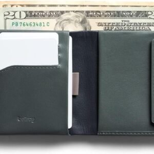 Bellroy Coin Wallet (Slim Coin Wallet, Bifold Leather Design, Holds 4-8 Cards, Magnetic Closure Coin Pouch)