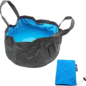 TRENDBOX Foldable Wash Basin Sink Water Bag Portable Mini 8.5L for Footbath Camping Hiking Outdoor Durable Design