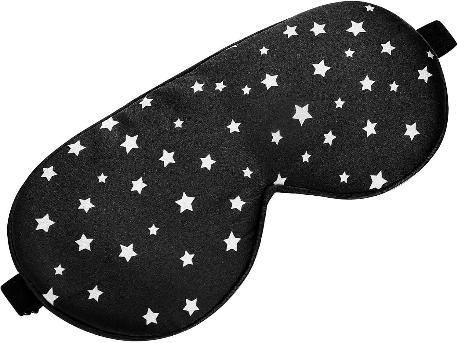 ALASKA BEAR Natural Silk Sleep Mask, Super Smooth Eye Mask (Black Stars) - Image 2