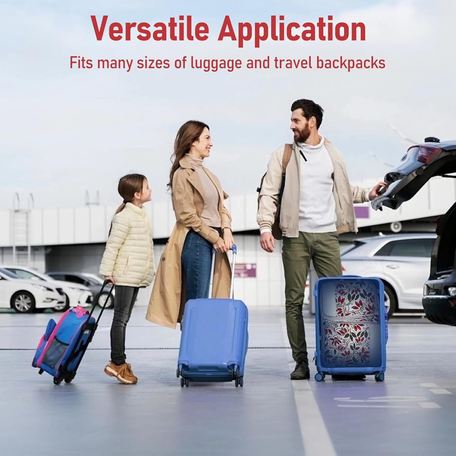 Compression Packing Cubes for Travel 4 Set Luggage Packing Organizer Bag Compressible Expandable Organizer Cubes For Carry On Luggage Suitcase Travel Essentials Accessories for Women Men - Image 6