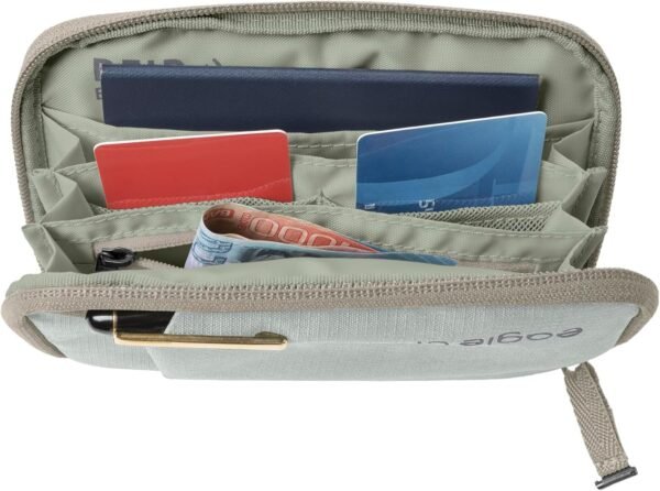 eagle creek Stash RFID Passport Wallet – Slim Travel Organizer with RFID Blocking – Secure Storage for Passport, Cards & Cash – Lightweight & Water-Resistant – Unisex – Storm Grey - Image 6