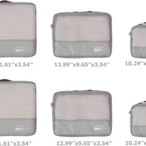 Packing Cubes Set Travel Luggage Organizers Suitcase Lightweight Accessories