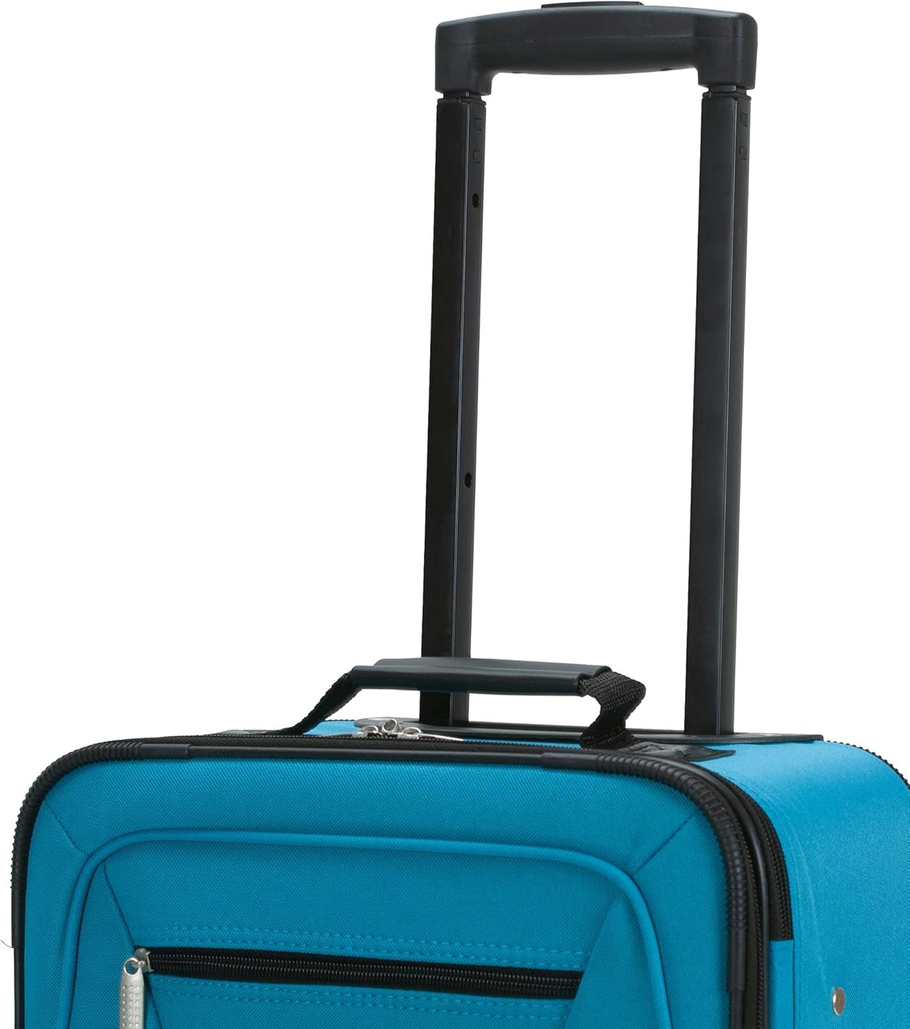 Rockland Journey Softside Upright Luggage Set,Expandable, Turquoise, 4-Piece (14/19/24/28) - Image 11