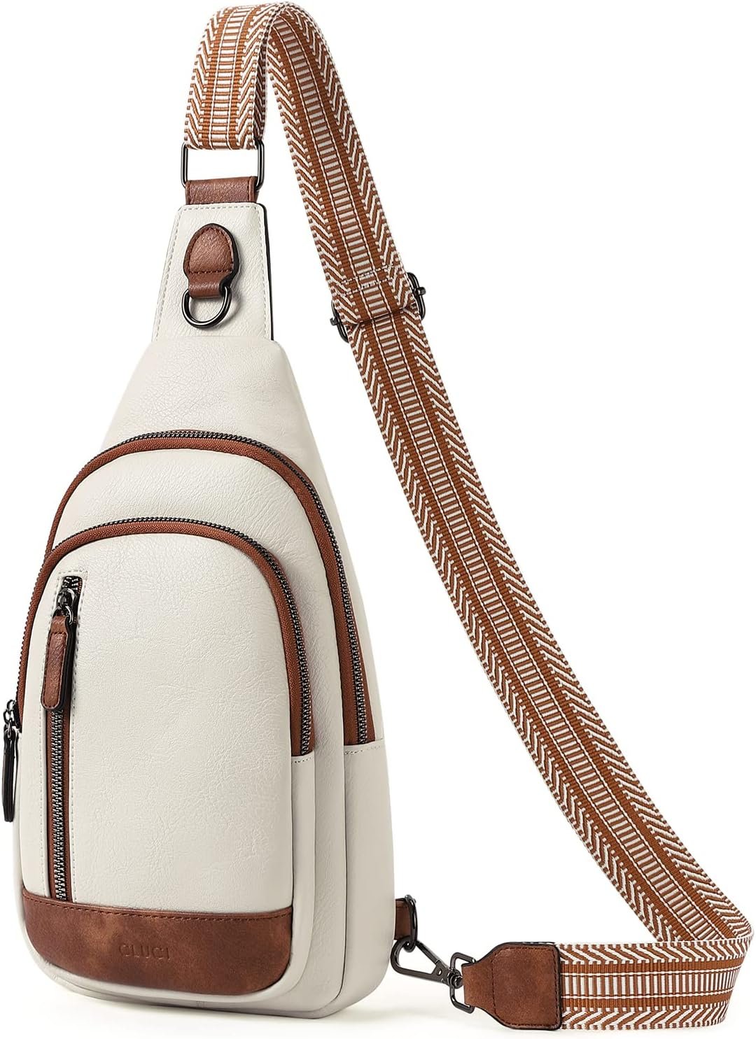 CLUCI Crossbody Bags for Women - Sling Backpack Travel Bag in Leather - Image 9