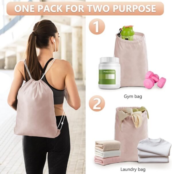 10 Set/8 Set Packing Cubes for Travel, Gifts for Women Mom,Anti-Tearing Suitcase Organizer for Luggage with Shoe & Hanging Toiletry Bag,OlarHike Vacation Essentials & Accessories for Cruise Ship,Cream - Image 7