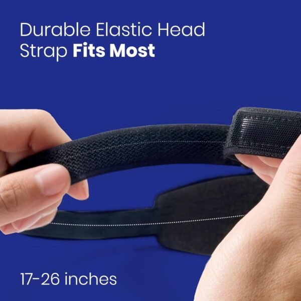Manta Slim Sleep Mask - Ultra-Lightweight Blackout Eye Mask, Slim Elastic Head Band Comfort Design, Zero Pressure Eye Mask, Infinitely Adjustable Eye Cups, Perfect for Side Sleepers - Image 5