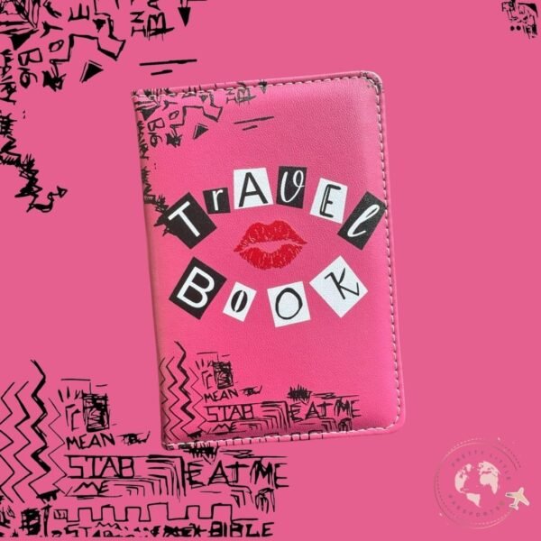Burn Book Passport Cover Holder Travel Book - Image 2