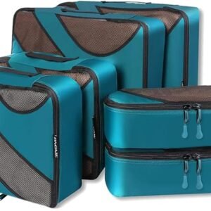 BAGAIL 6 Set Packing Cubes,Travel Luggage Packing Organizers