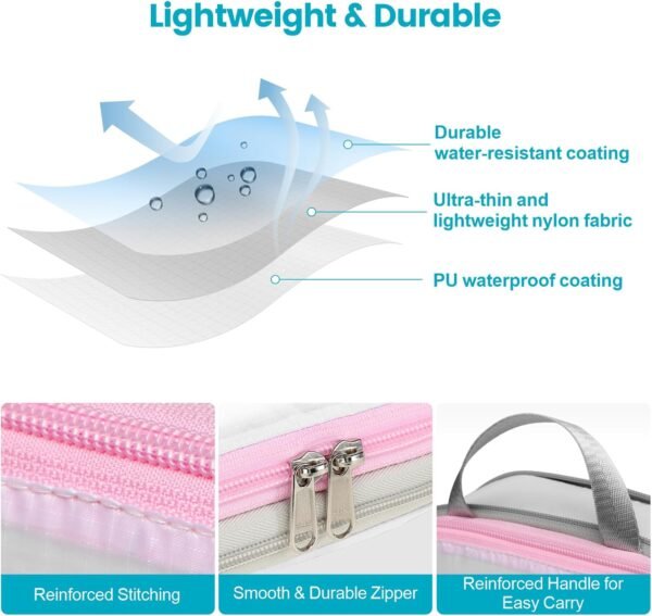 Cambond Compression Packing Cubes for Travel Women - Lightweight Luggage Organizers Bag Packing Cubes for Carry on Suitcases - Image 8