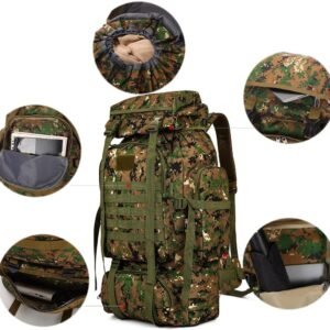 Hiking Backpack for Men 70L/100L Camping Backpack Military Rucksack Molle 3 Days Assault Pack for Climbing
