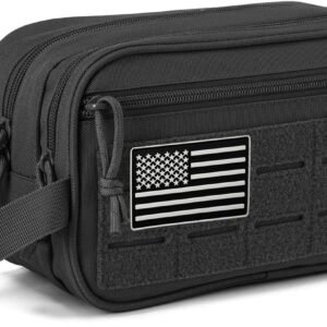 QT&QY Tactical Toiletry Bag For Men Hygiene Bag EDC Military Tool Molle Pouches Small Dopp Kit Mens Shaving Kit Travel shower Bags