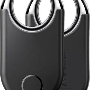 Air Tags-2 Pack Tracker Tag Work with Apple Find My (iOS 14.6 Above Only) Air Tag Smart Tag Item Finders for Key, Luggage, Backpack,etc.