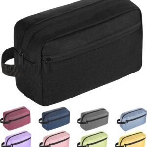Travel Toiletry bag Toiletry bag for women men Hanging Cosmetic bag Travel accessories for Women Men (Black)
