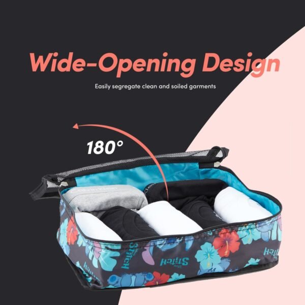 Disney Minnie Mickey Stitch Packing Cubes - Winnie the Pooh, Princess Cinderella, Cars, Toy Story 5 Piece Packing Cubes Compression - Travel Essential - Luggage Suitcase Organizer Set - Image 6