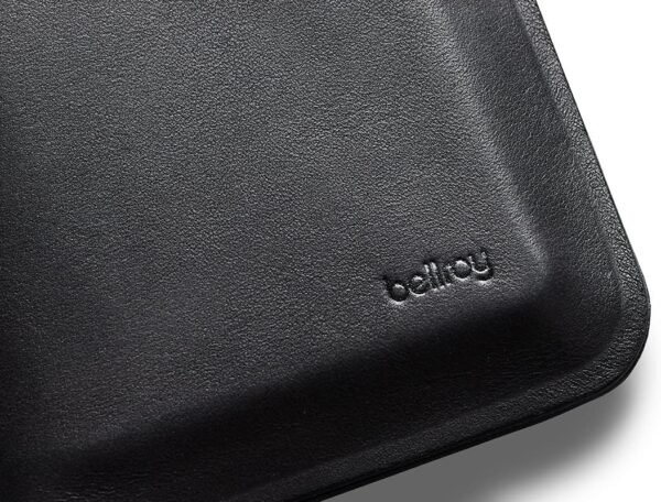 Bellroy Apex Note Sleeve – (Molded leather billfold wallet, RFID protected) - Raven - Image 5