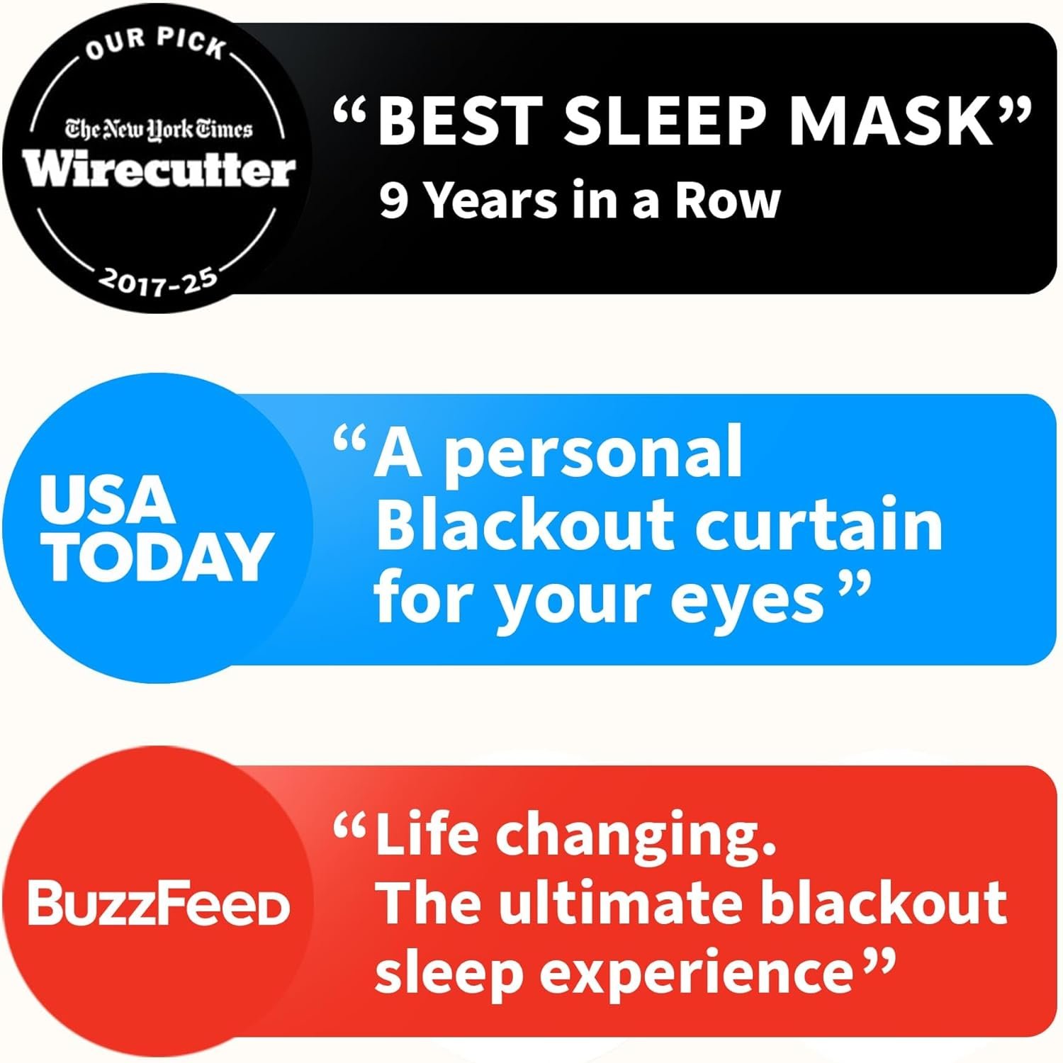 Nidra Contoured Sleep Mask for Side Sleepers – Zero Pressure Fit, 100% Light Blocking Eye Shade for Sleeping & Travel – Black, Standard Size - Image 7