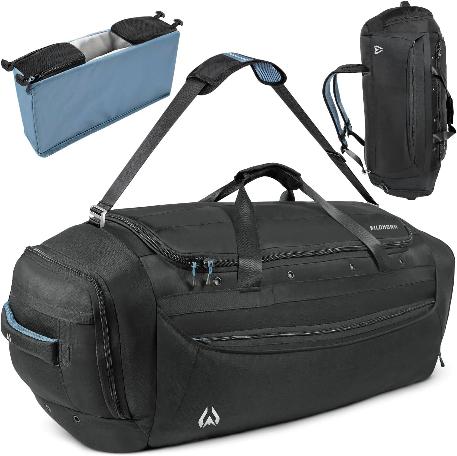 Wildhorn Big Mesa 90L MTB Gear Bag – Lightweight & Waterproof Duffel, Mountain Bike Gear Bag, Ideal for Gym & Sports