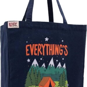 Lazy One Canvas Tote Bag, Novelty Tote Bag for Women and Men, Reusable Shopping Bags, Perfect for Shopping, Travel and Work