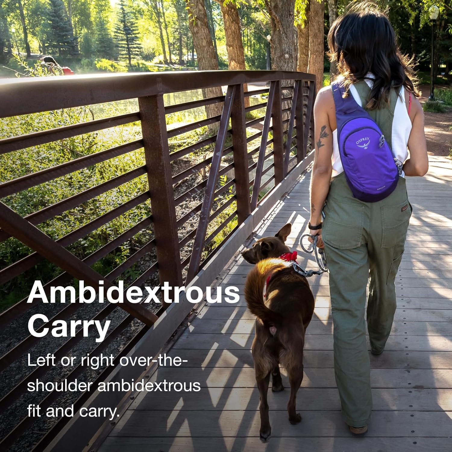 Osprey Daylite Shoulder Sling Bag, Black - Image 3