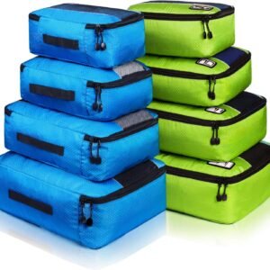 Packing Cubes Luggage Bags Organizer Durable Travel Accessories With Clothing Label
