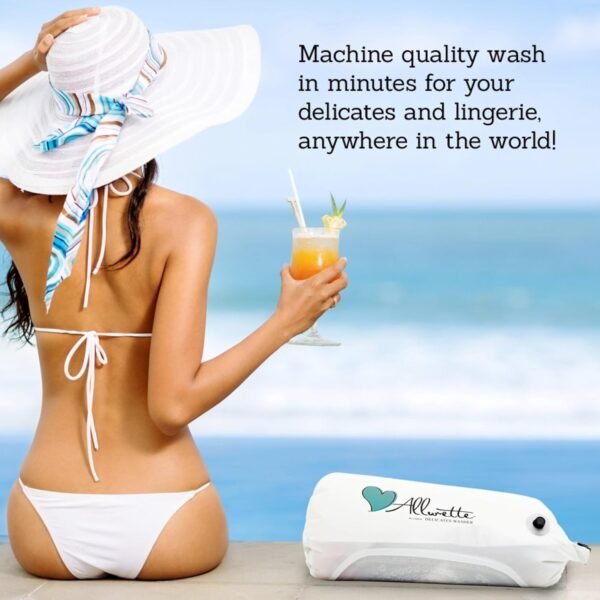 Allurette Wash Bag - Delicates Laundry System for Lingerie, Active Wear and Gentle Hand Wash Clothes - Image 6