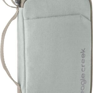 eagle creek Stash RFID Passport Wallet – Slim Travel Organizer with RFID Blocking – Secure Storage for Passport, Cards & Cash – Lightweight & Water-Resistant – Unisex – Storm Grey