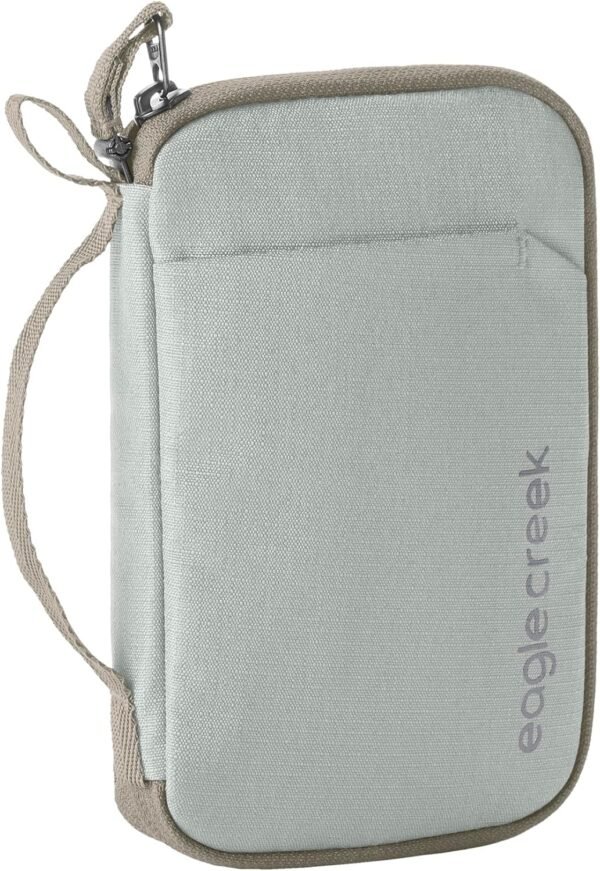 eagle creek Stash RFID Passport Wallet – Slim Travel Organizer with RFID Blocking – Secure Storage for Passport, Cards & Cash – Lightweight & Water-Resistant – Unisex – Storm Grey - Image 2