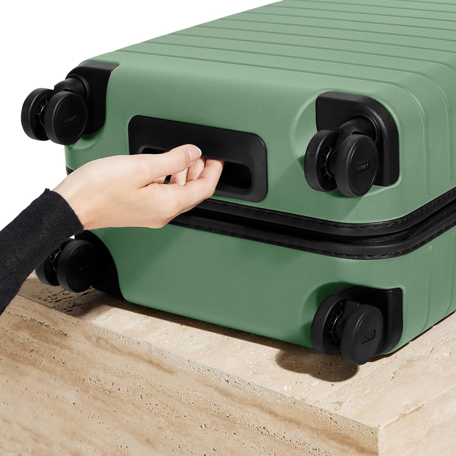 Away Bigger Carry-On Luggage, Lightweight Hardside Large Suitcase with Spinner Wheels, TSA Lock, Airline Approved, Sea Green - Image 7