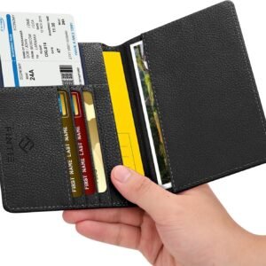 Fintie Passport Holder, Slim Travel Wallet RFID Blocking Card Case Cover Passport Cover Protector Essentials with Credit Card Slots for Women/Men