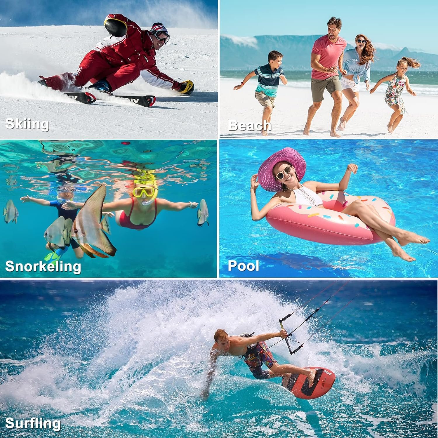 ProCase 2 Pack Waterproof Phone Pouch, Underwater Phone Case Up to 7", Dry Bag for iPhone 16 15 14 13 Pro Plus Max, Galaxy S24 S23 S22 Ultra Pixel, Beach Essentials -Pink & Black - Image 7