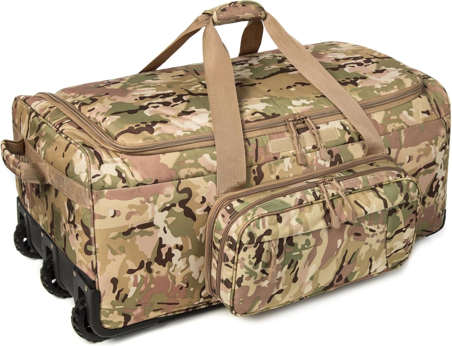 Mountain Land 120L Duffle Bag for Men and Women Large Luggage Bag with Wheels Travel Suitcase - Image 2