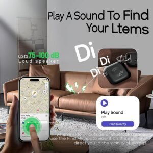 Air Tags-4 Pack Airtag Luggage Tracker Work with Apple Find My (iOS 14.6 Above Only), Key Finder and Item Locator Smart Tag for Backpack, Suitcases, Pet, Wallet.etc.