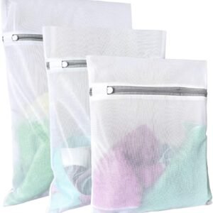 Lingerie Bags for Washing Delicates,Small Fine Mesh Laundry Bags,3Pcs(1 Large,1 Medium,1 Small)