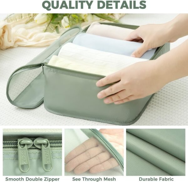 BAGAIL 9 Set Packing Cubes Luggage Packing Organizers for Travel Accessories - Image 6