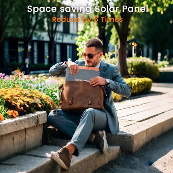 FlexSolar 100W Portable Solar Panels Chargers with PD3.0 USB-C,QC3.0 USB-A and DC Outputs Foldable IP67 Waterproof Power Emergency Camping for Small Power Station Generator,Phones, Power Banks - Image 5