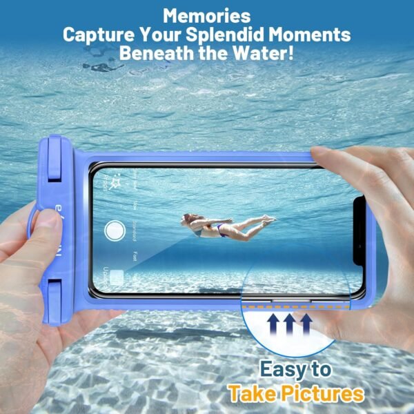 Niveaya Waterproof Phone Pouch, Waterproof Phone Case Compatible for iPhone 16 15 14 13 12 Pro Max Up to 7", Cruise Ship Essentials Must Haves Dry Bag for Vacation Beach Travel Kayak Accessories - Image 5