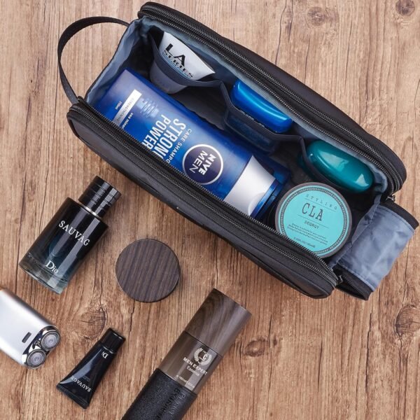 ZEEMO Toiletry Bag for Men, Water-resistant and Leak-Proof Dopp Kit with Large Capacity for Toiletries - Image 6