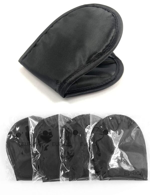 Eye Mask Sleep Masks Sleeping Mask Blindfold Eye Cover Team Building Games Party with Nose Pad and Adjustable Strap for Women Men Kids 4 Layers Black (30 Pack) - Image 4