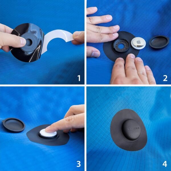 Elevation Lab AirTag Fabric Mount (4 Pack) - TagVault™ - The First AirTag Fabric Mount | Secure & Discreet | for Luggage, Purses, Backpacks, & Jackets - Image 3