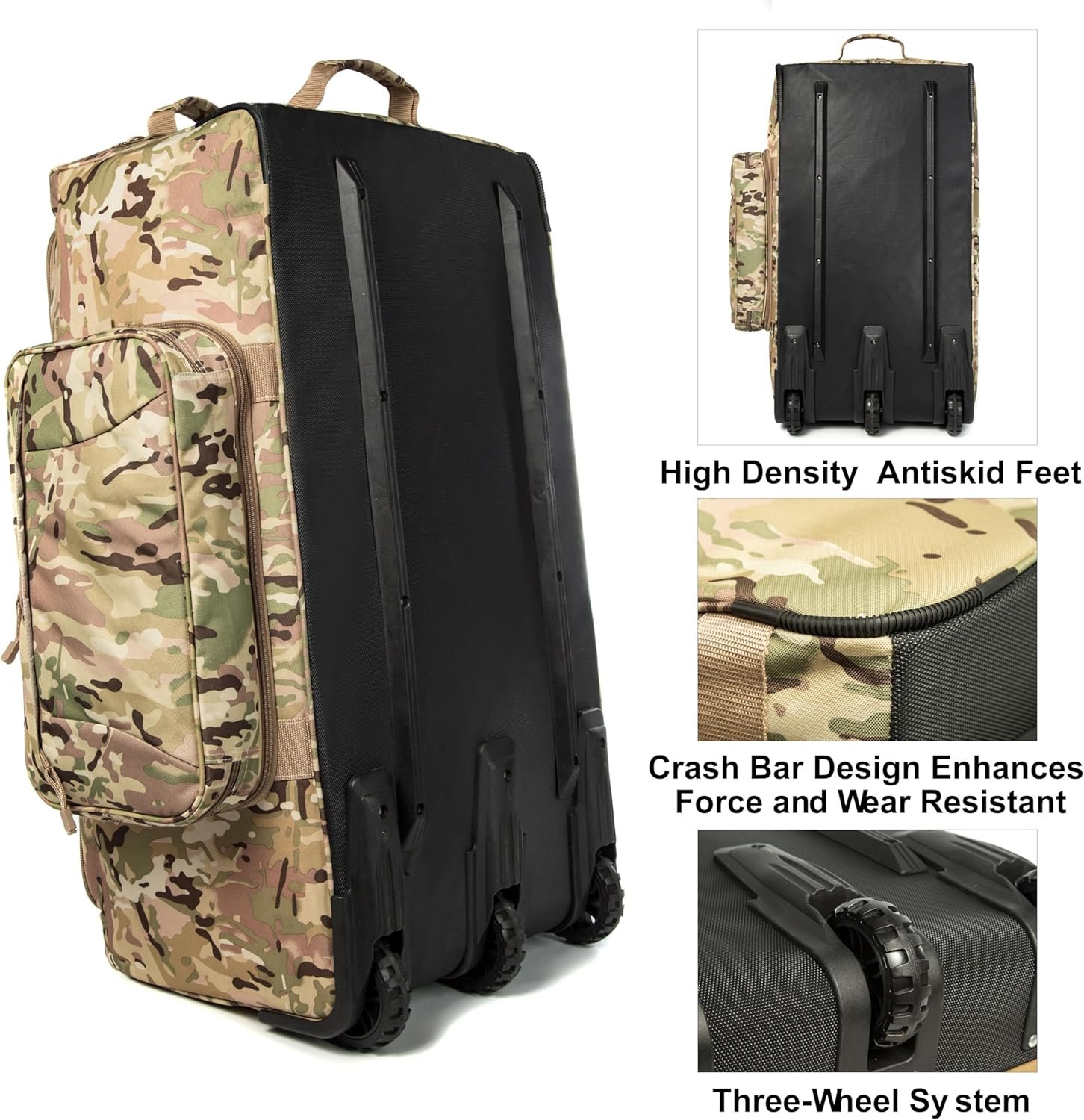 Mountain Land 120L Duffle Bag for Men and Women Large Luggage Bag with Wheels Travel Suitcase - Image 6