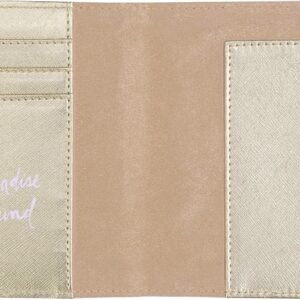 Lilly Pulitzer Vegan Leather Passport Holder, Cute Passport Cover, Travel Wallet with Credit Card Slots, Swizzle In