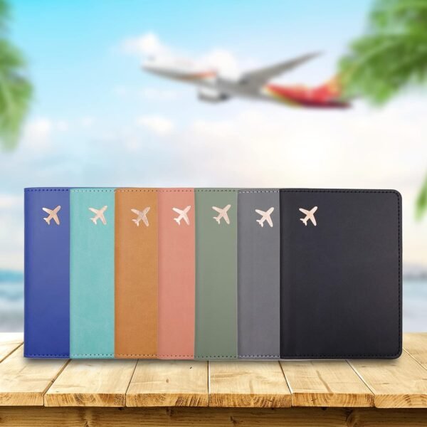Deziliao Passport Holder,Passport Holder Card Slots, Passport and Vaccine Card Holder Combo, Cute Passport cover for Women and Men, with Waterproof Rfid Blocking, Passport Travel Wallet(Black) - Image 7